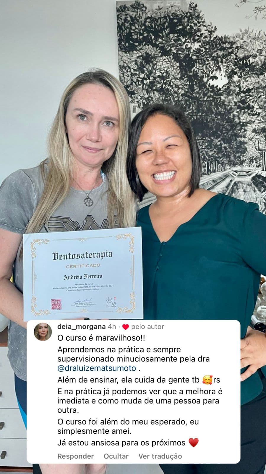 Ventosa - Depoimento - Andreia Ferreira