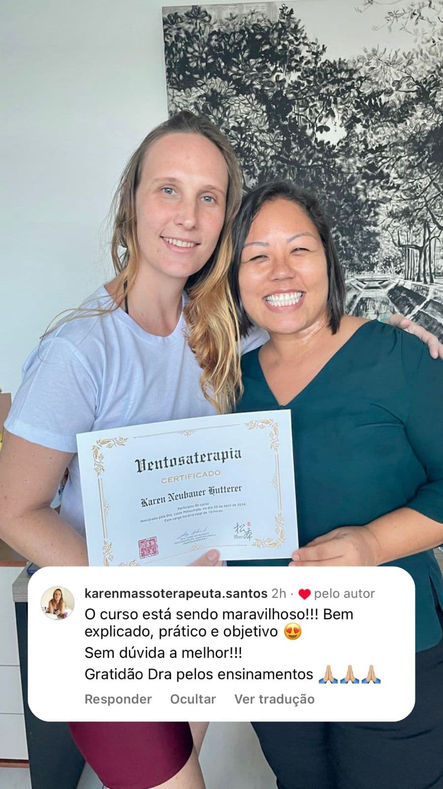 Ventosa - Depoimento - Karen
