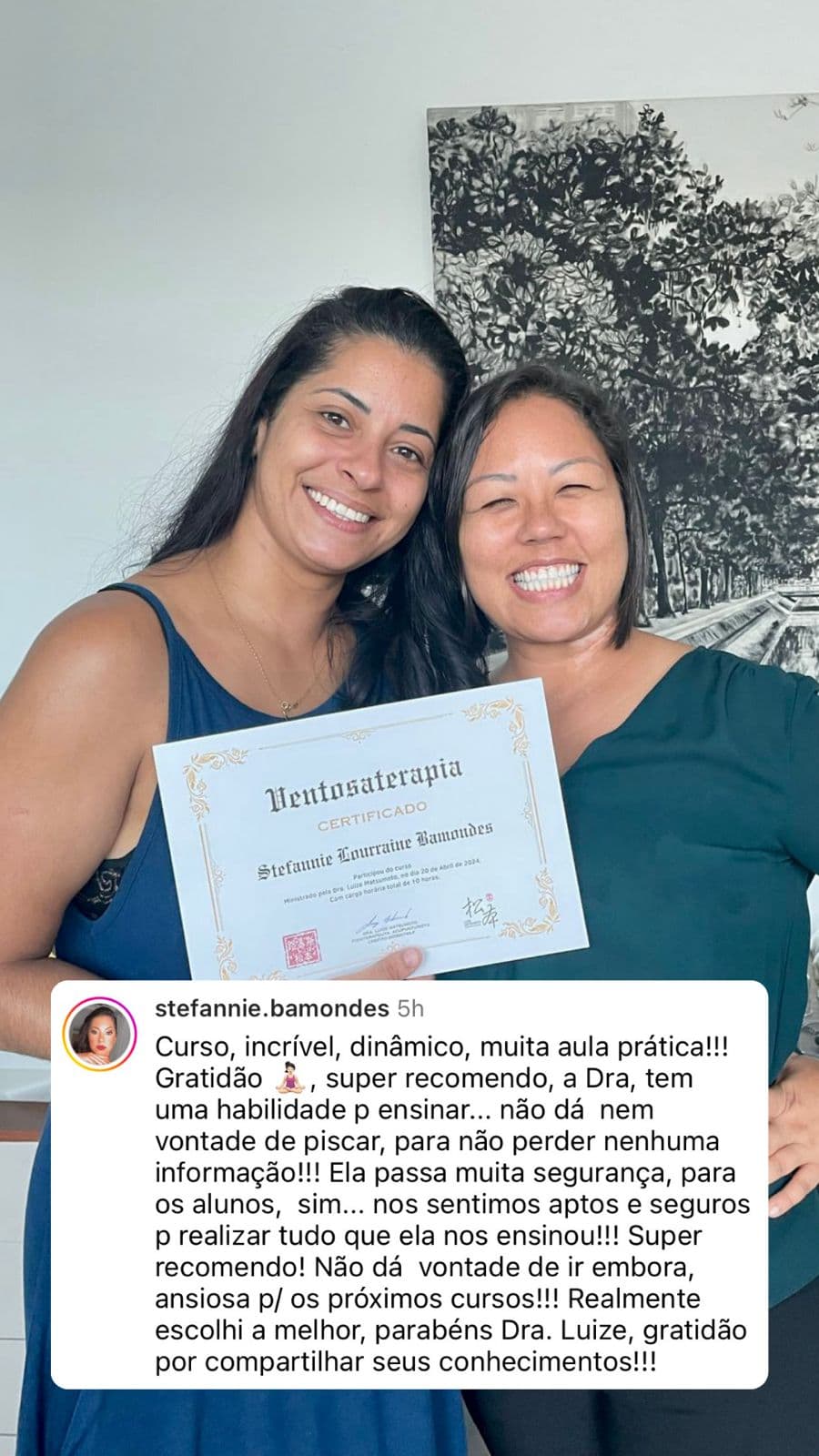 Ventosa - Depoimento - Stefannie Bamondes